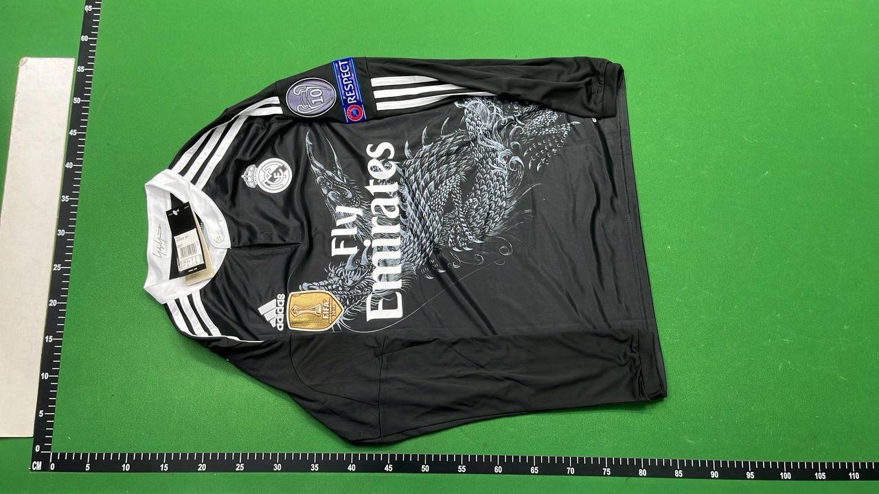 Real Madrid 1415 1718 1112 Season 7 Cristiano Ronaldo Retro Jersey Football Long Sleeve Set