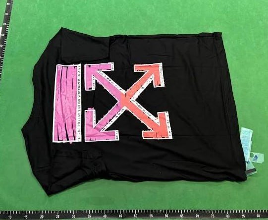OW Off-white T-Shirts & Palm Angels shorts 