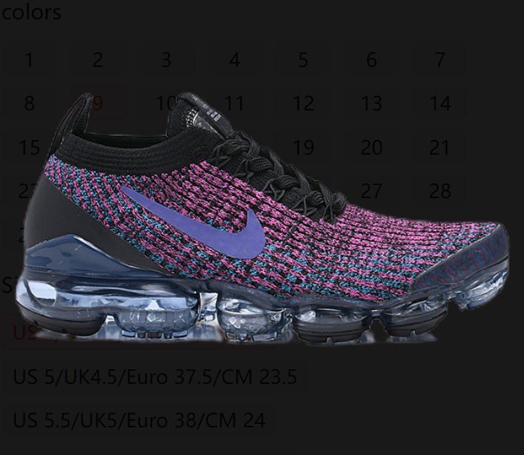 nike Flyknit 3  ( 40 colors ) 