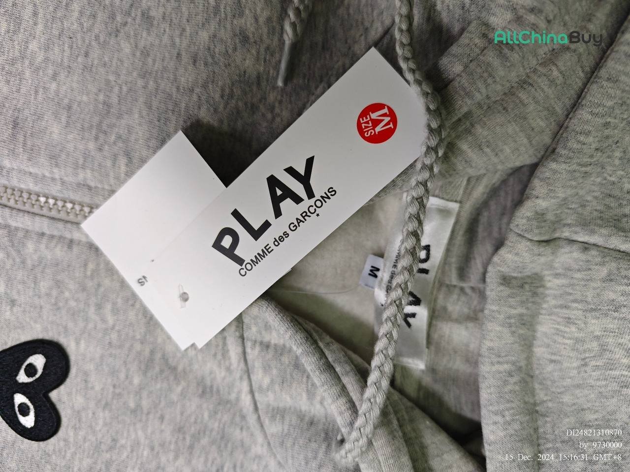 CDG play hoodie