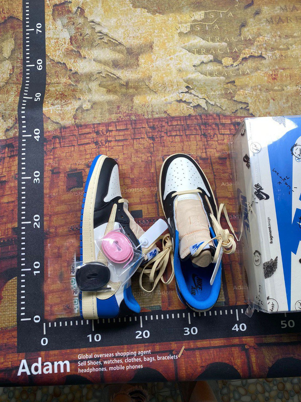 Travis Scott x Fragment Design x Air Jordan 1 low