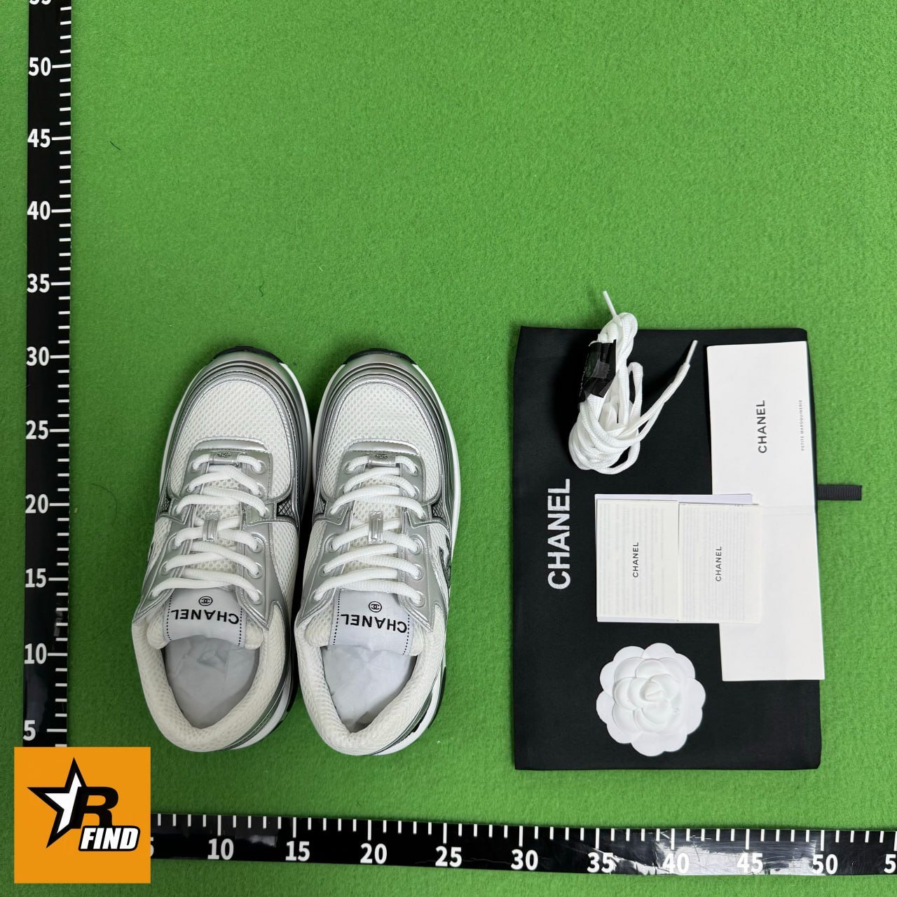 CHANEL QUILTED CC TRAINER SNEAKERS/ shoes