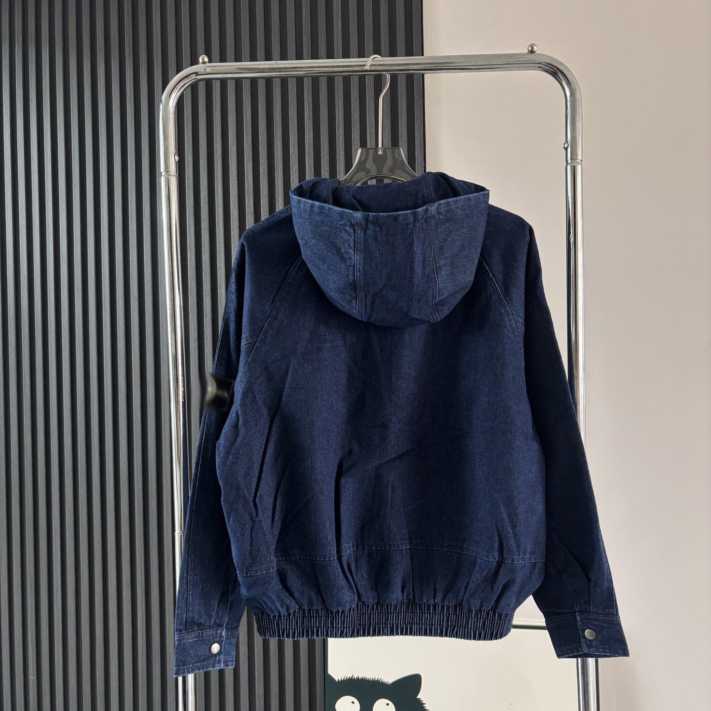 Stone Island American Retro Workwear Autumn/Winter Hoodie Design Hooded Denim Jacket Men's Outerwear Loose Top