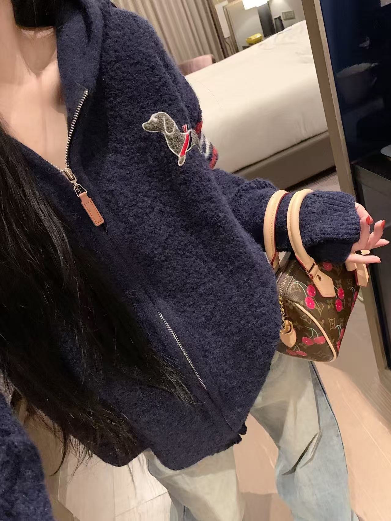 our Stripes Soft and Lazy Hooded Cardigan