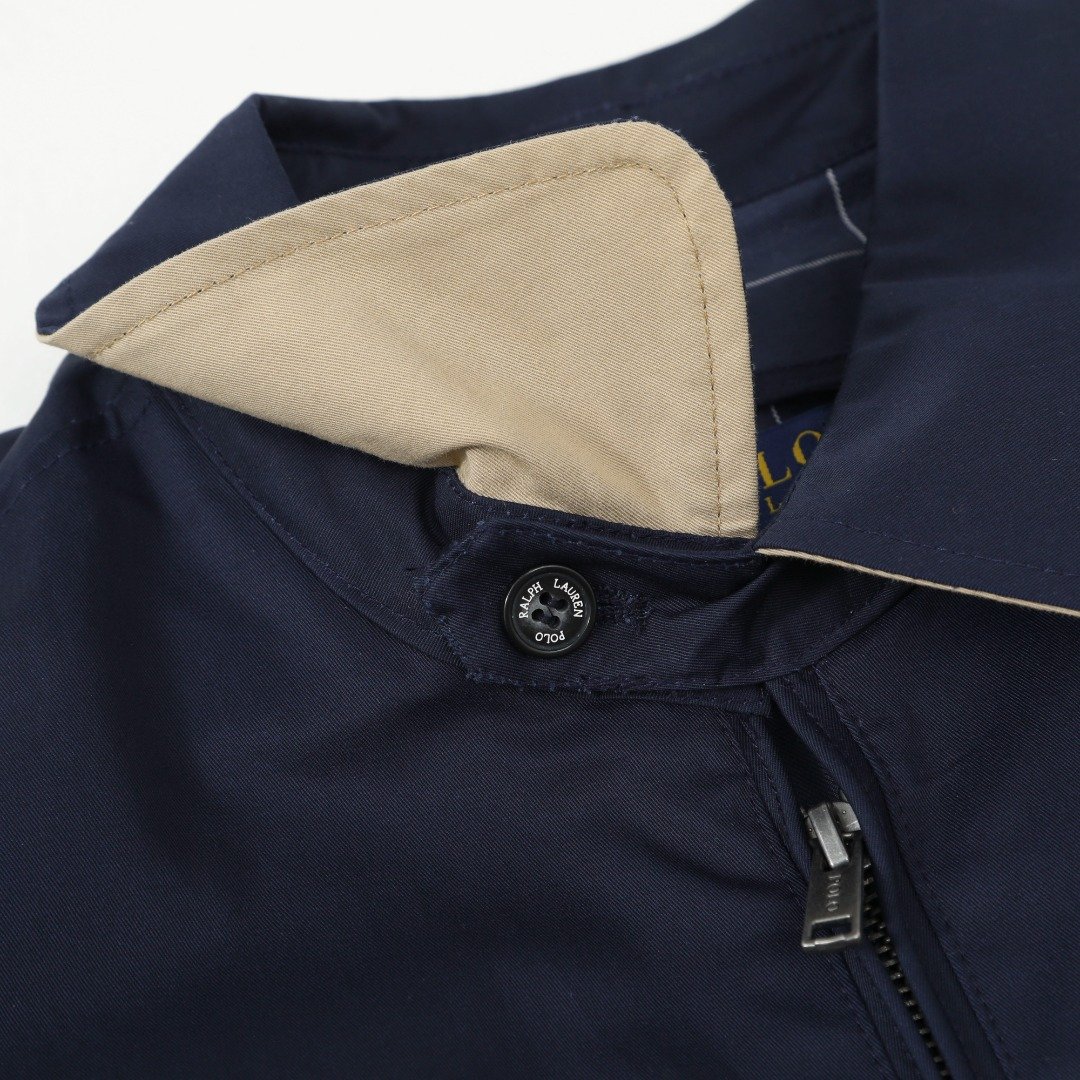 RL Ralph Lauren minimalist pony logo embroidered vintage-style lapel jacket, unisex couple jacket.