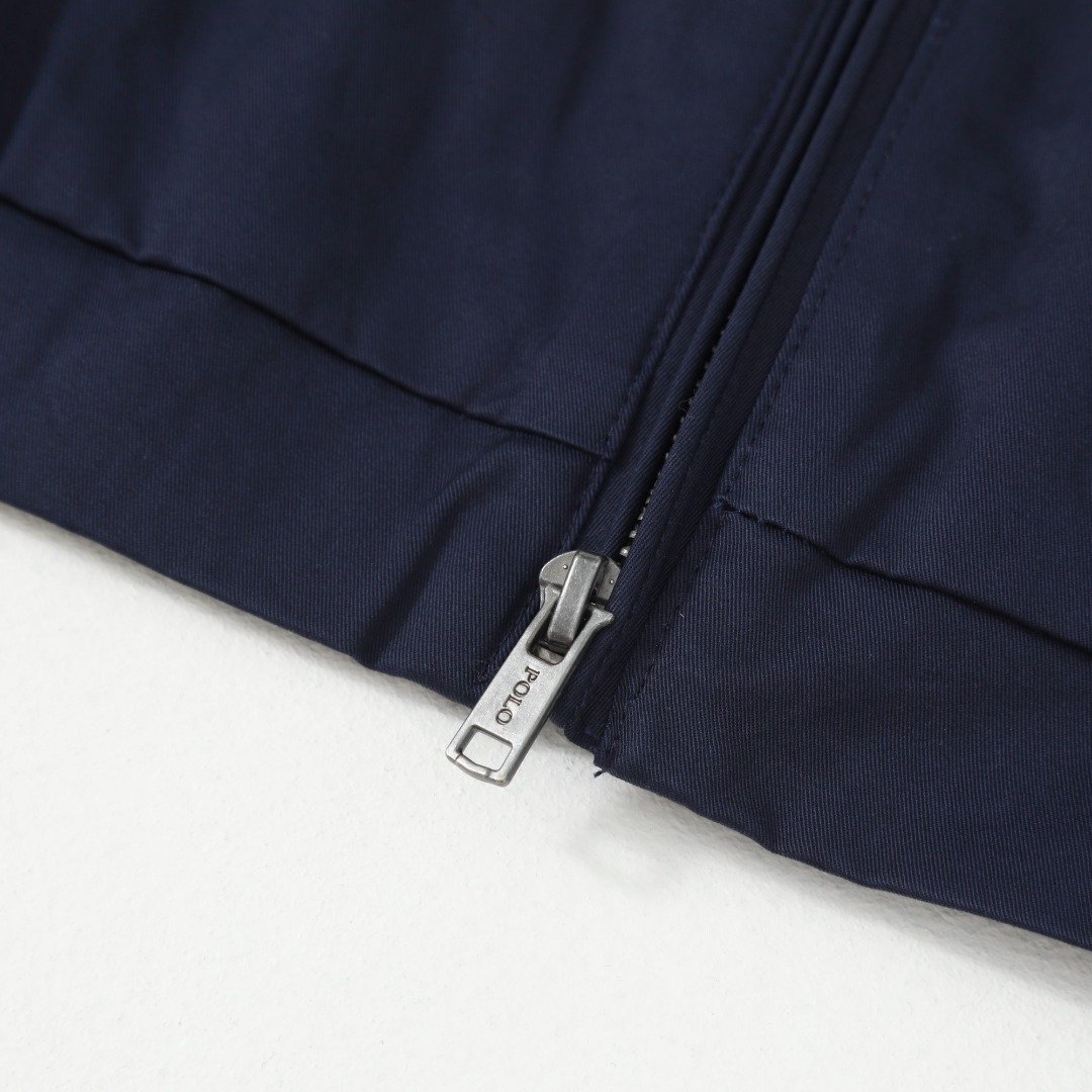 RL Ralph Lauren minimalist pony logo embroidered vintage-style lapel jacket, unisex couple jacket.