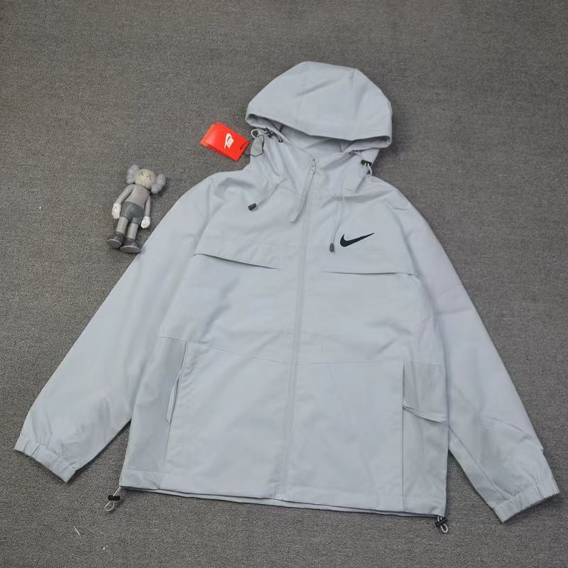 Nike hooded jacket, casual outdoor windbreaker jacket.