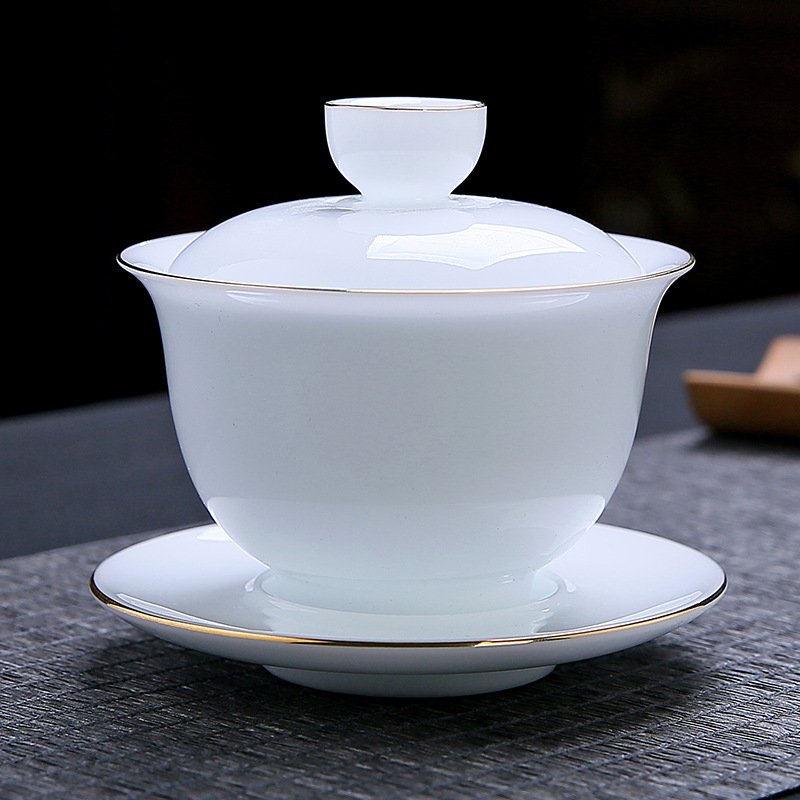 Guests, Tea Brewing Bowl, Tea Cups - High-End Luxury Gift Box