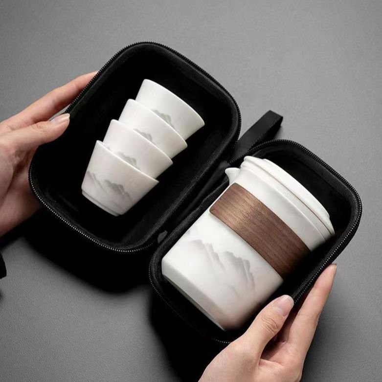 Ceramic Master Cup, Single Cup, Jade White Porcelain, Special Tea Cup for Home Use, Individual Tea Cup, Gift Box