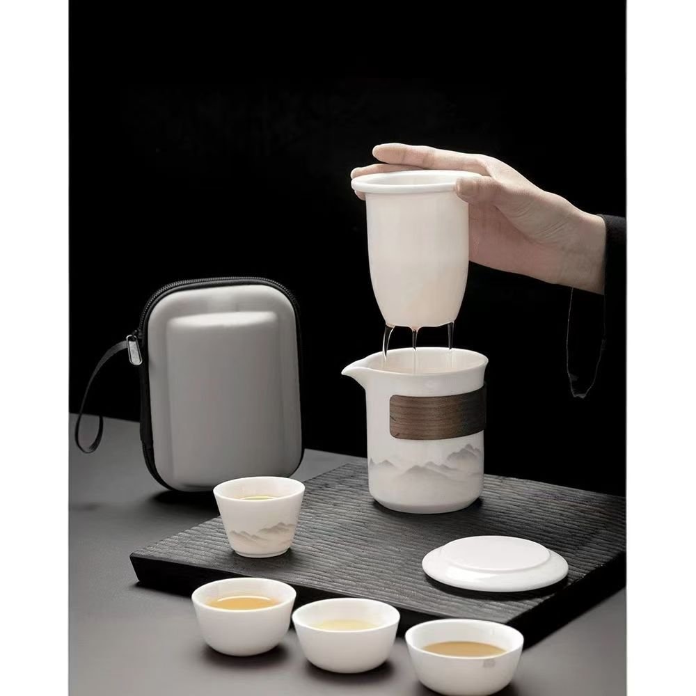 Ceramic Master Cup, Single Cup, Jade White Porcelain, Special Tea Cup for Home Use, Individual Tea Cup, Gift Box