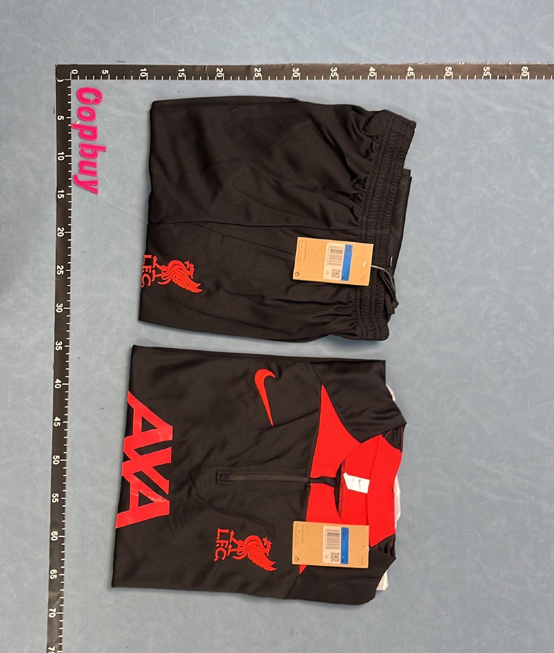  Liverpool FC AXA Training Tracksuit Set - Cream and Maroon [40 styles]