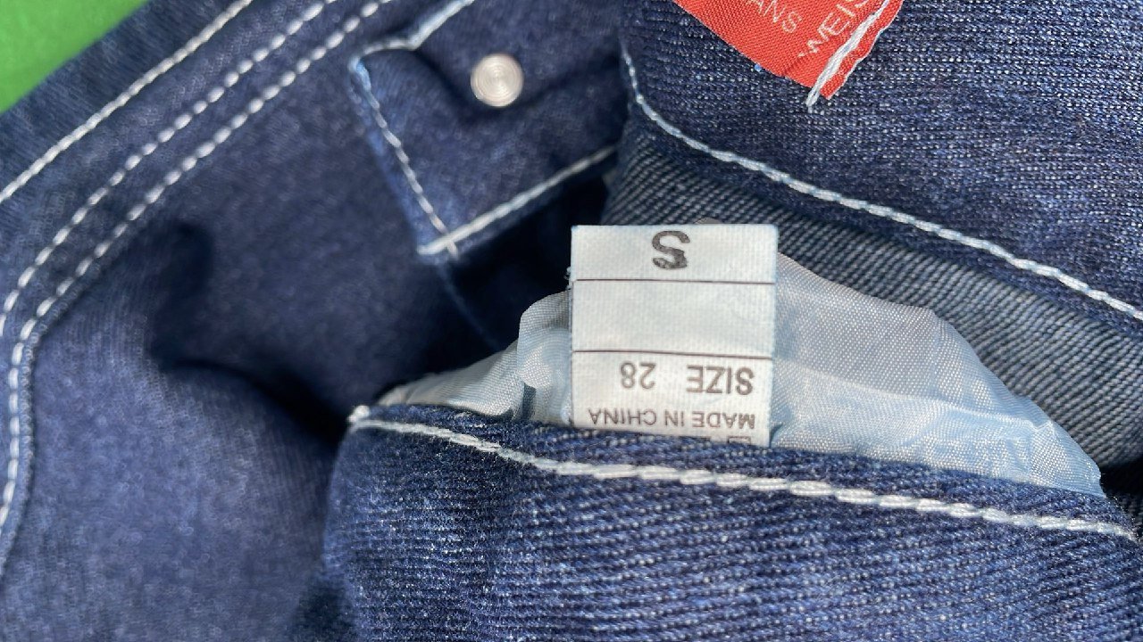 Vintage Crown Embroidered Denim Pants [22 styles]