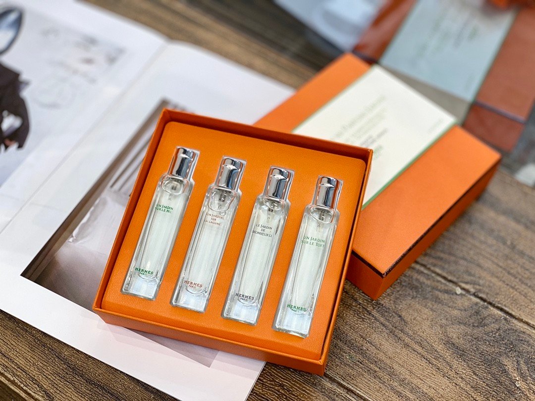 Hermes Garden Collection Fragrance Set (4 bottles, 15ml each)