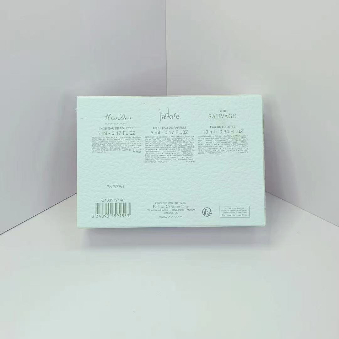 Dior perfume sample set (3 pieces)