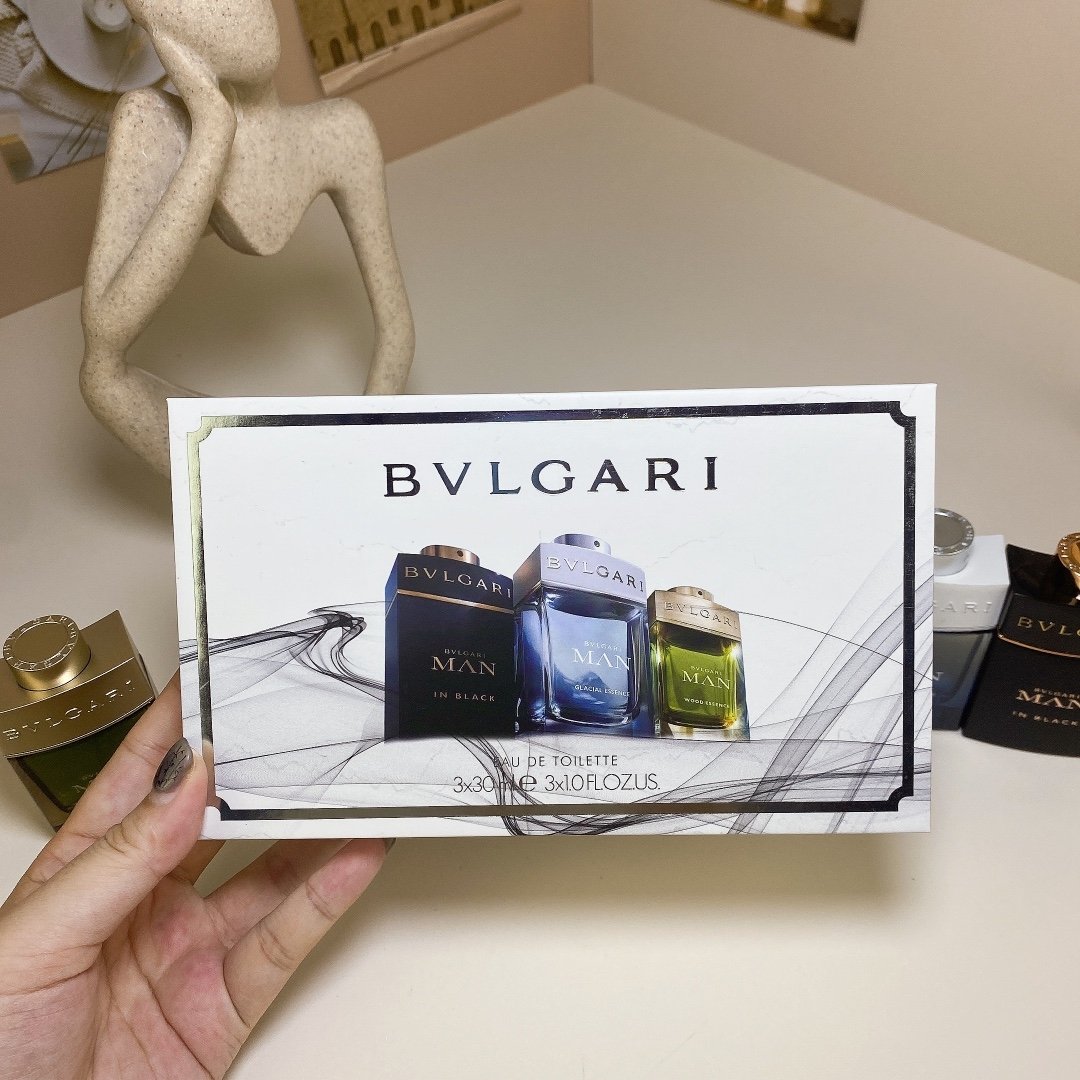 Bulgari Gentlemen's Eau de Parfum 3-piece Set (30ml x 3) with Sprayer