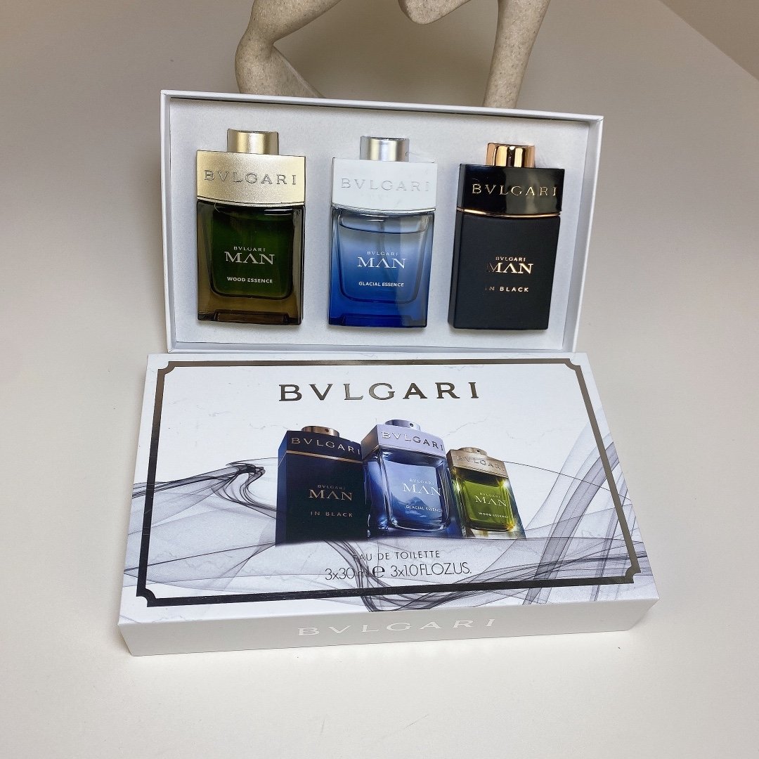 Bulgari Gentlemen's Eau de Parfum 3-piece Set (30ml x 3) with Sprayer