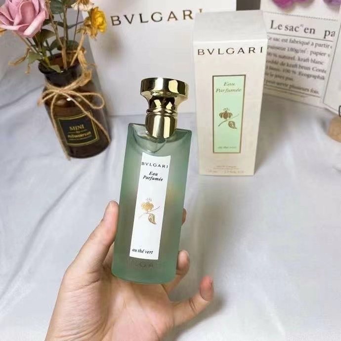 lgari Fresh Unisex Eau de Cologne 75ml (EDC), in shades of green tea, white tea, black tea, and blue tea.