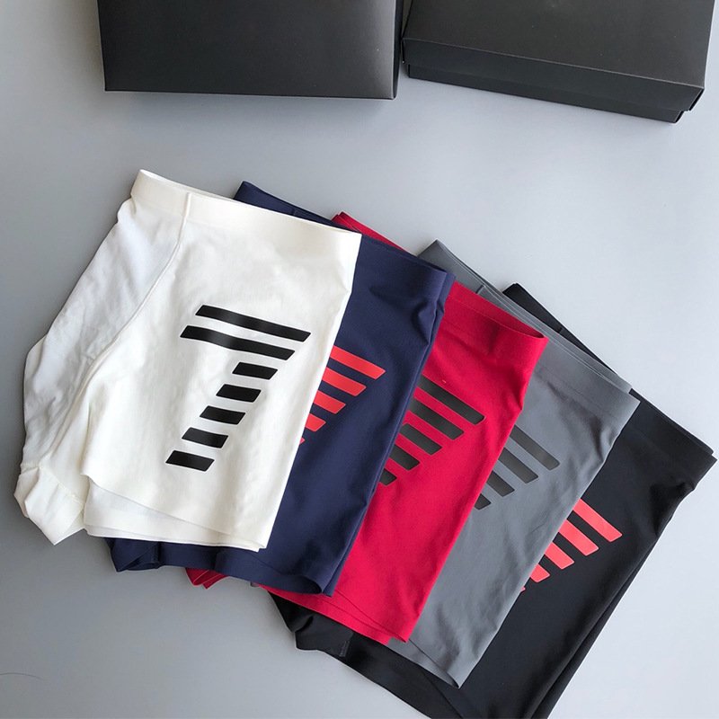 Armani men's seamless ice silk boxer briefs