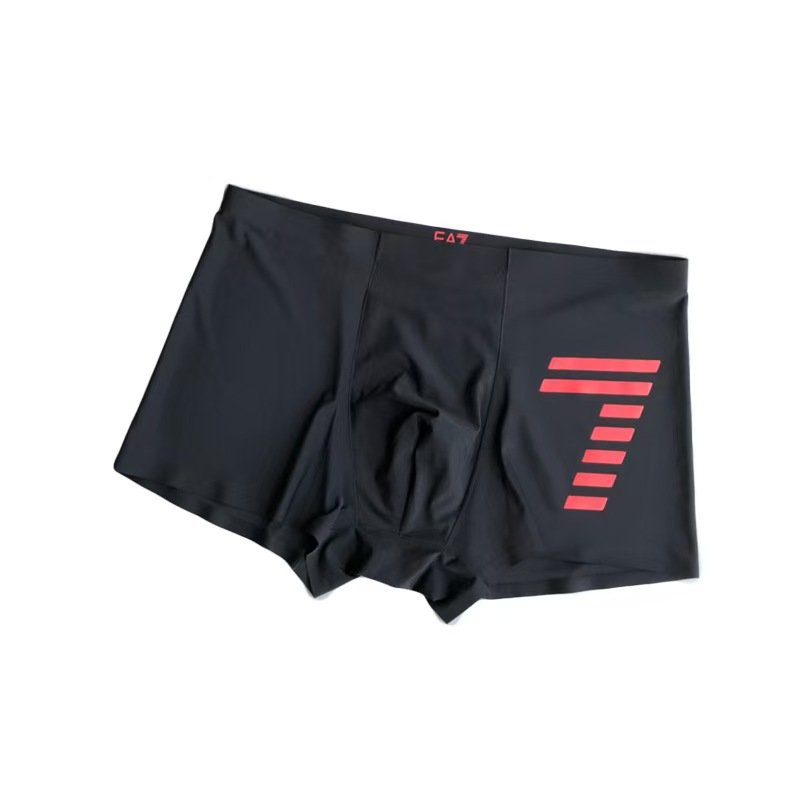 Armani men's seamless ice silk boxer briefs