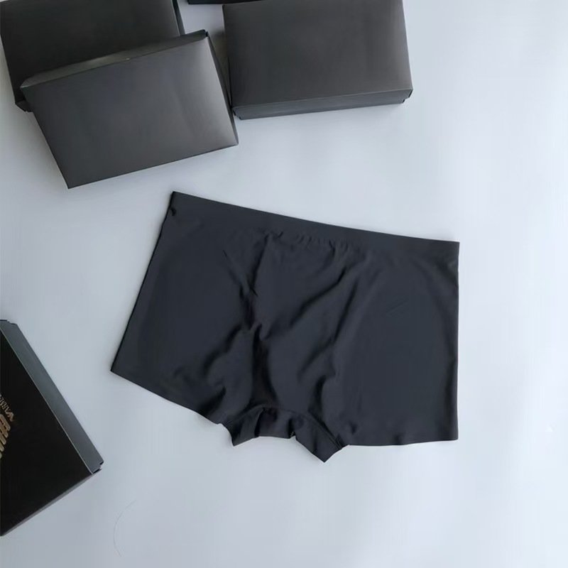 Armani men's seamless ice silk boxer briefs
