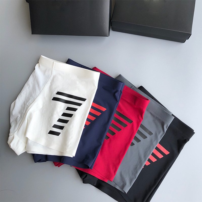 Armani men's seamless ice silk boxer briefs