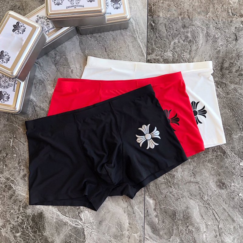 Chrome Hearts Lightweight Men's Ice Silk Quick-Drying Boxer Briefs