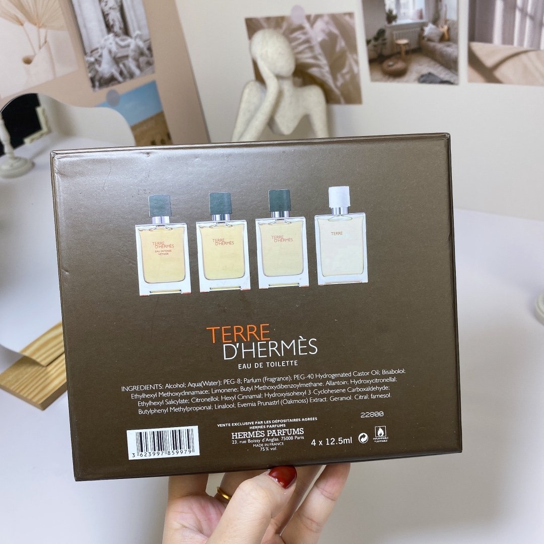 Hermès Terre d'Hermès perfume sample size 12.5ml four-piece set