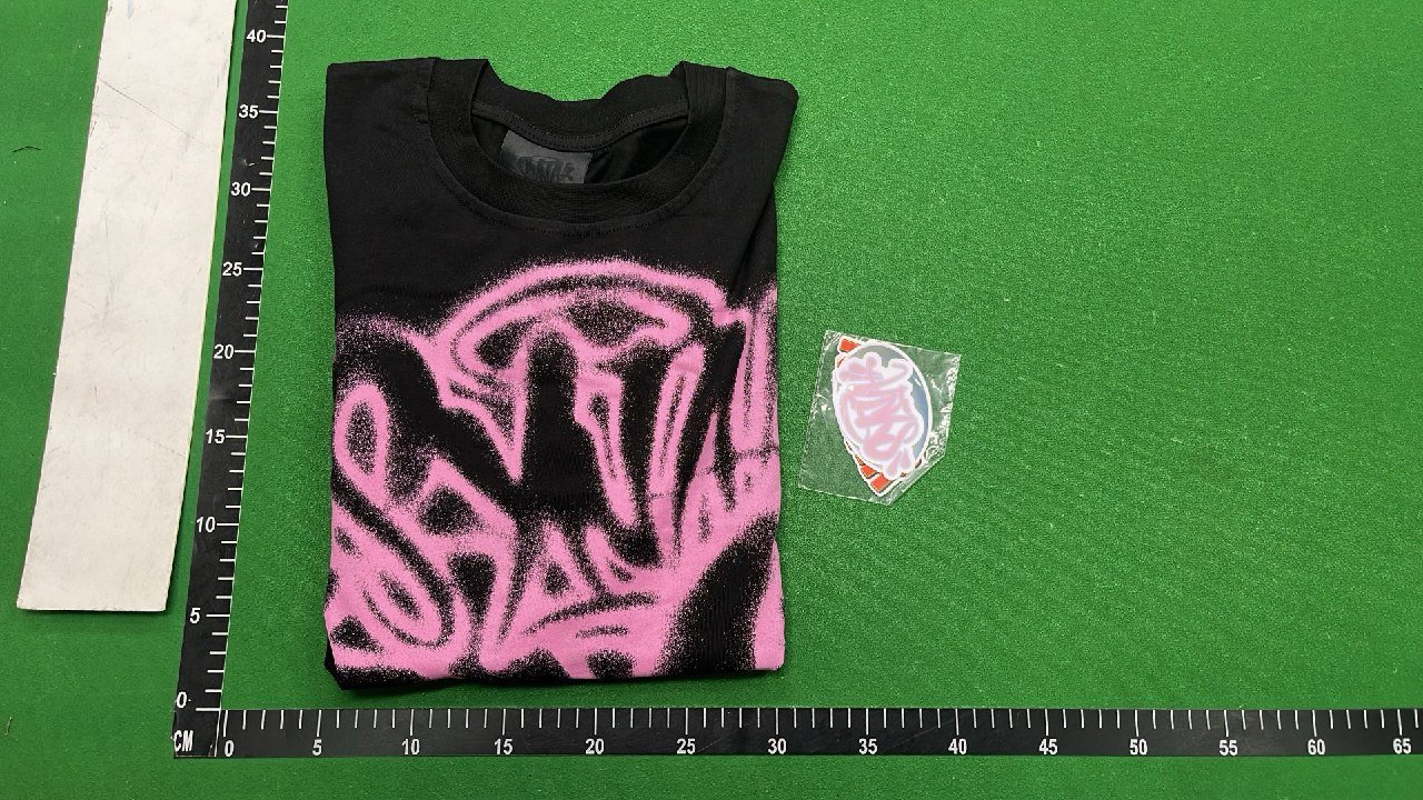 Pink Bunny Graffiti T-Shirt - Black