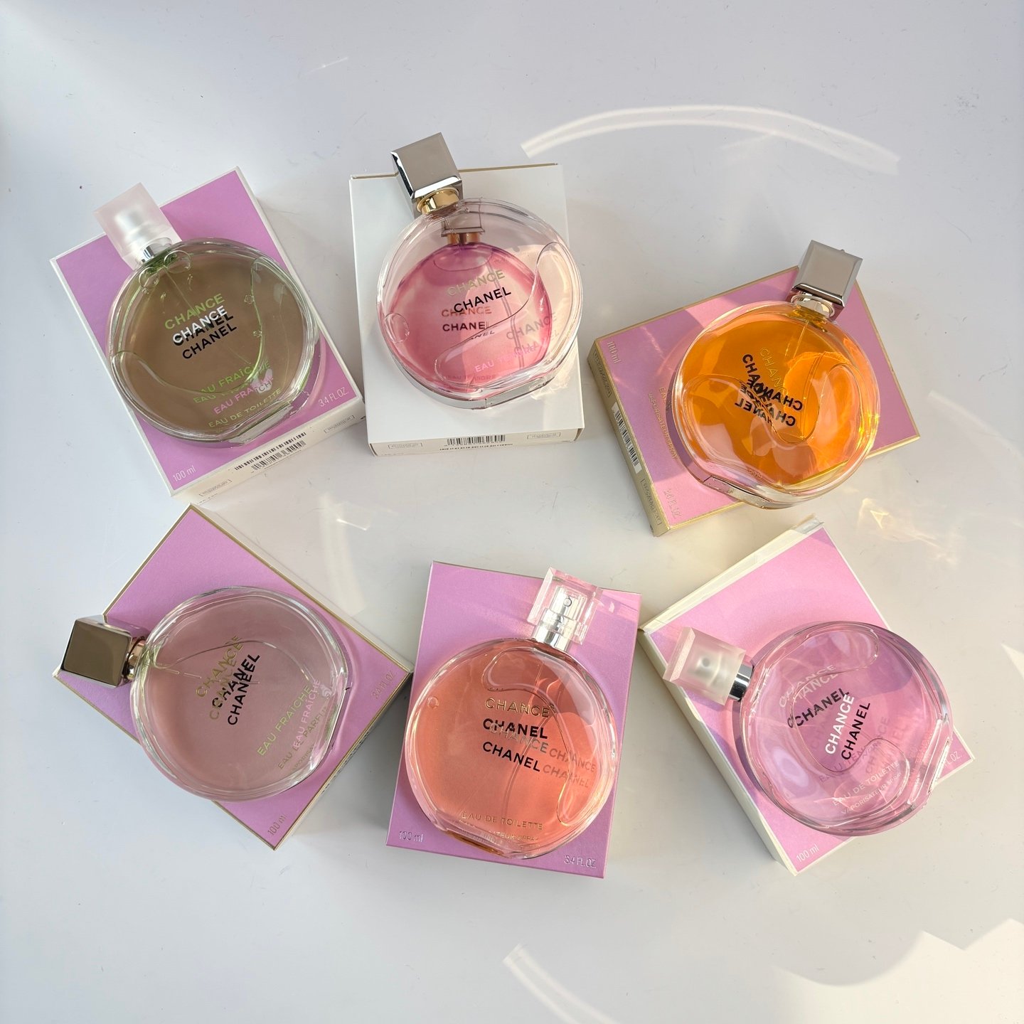 Chanel Coco perfume collection