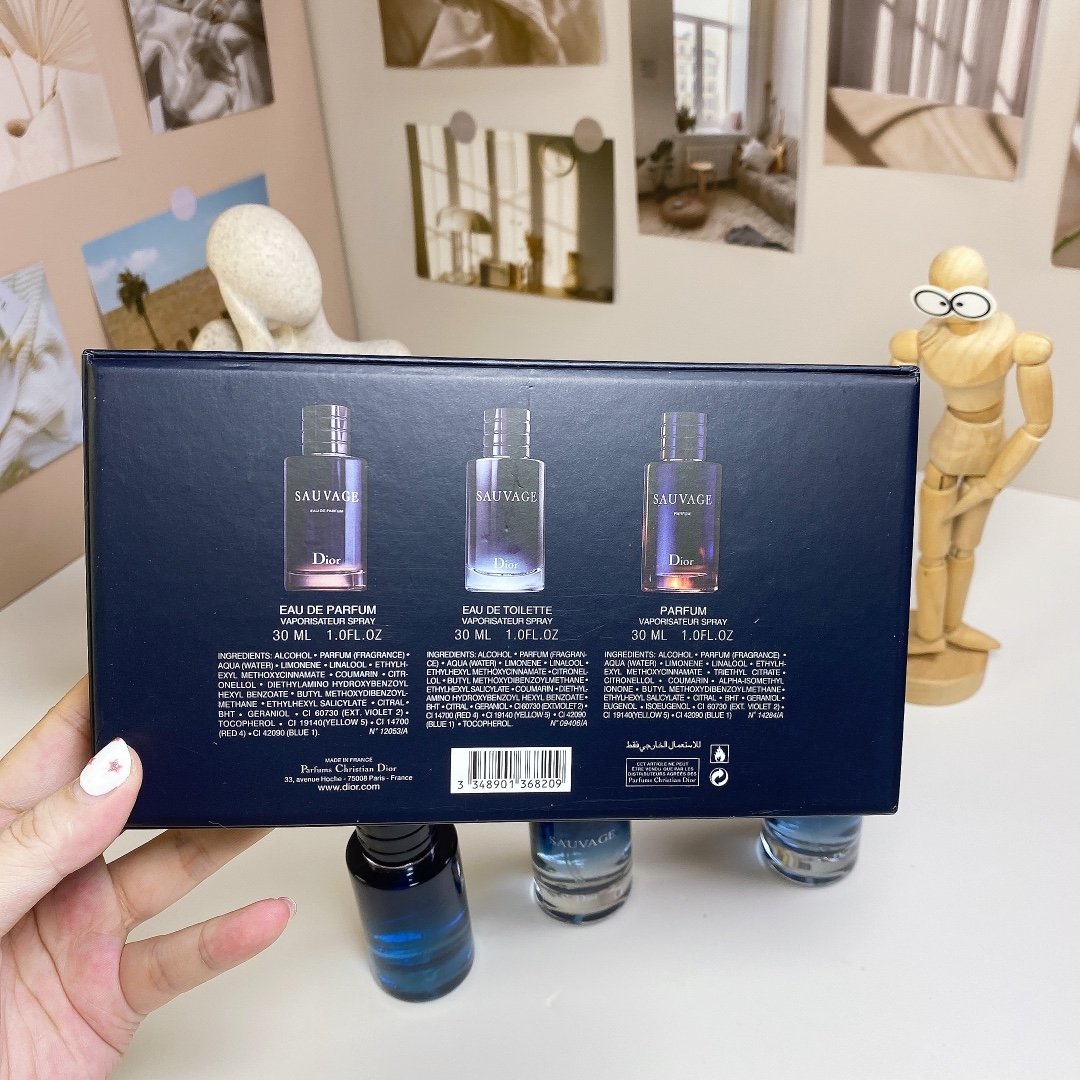 Dior Sauvage perfume sample set 30ml (3 pieces)