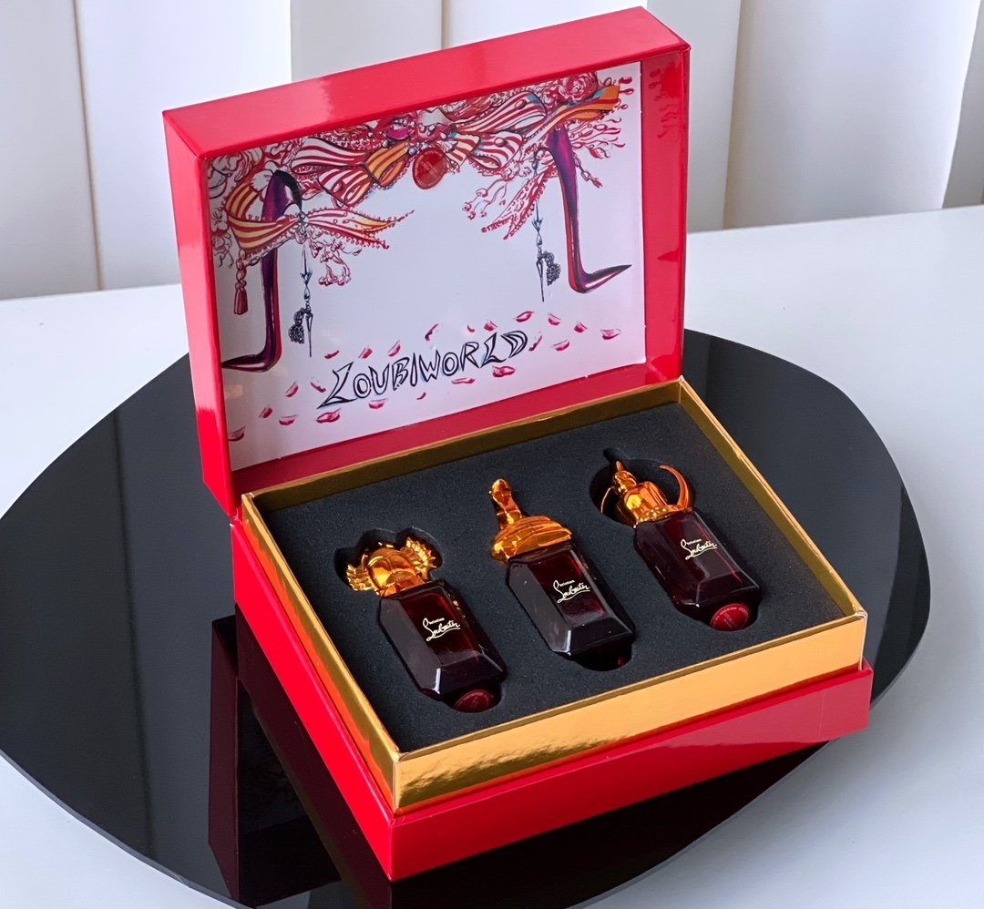 CL Louboutin Black Gold Series Perfume Sample Set 9ml x 3