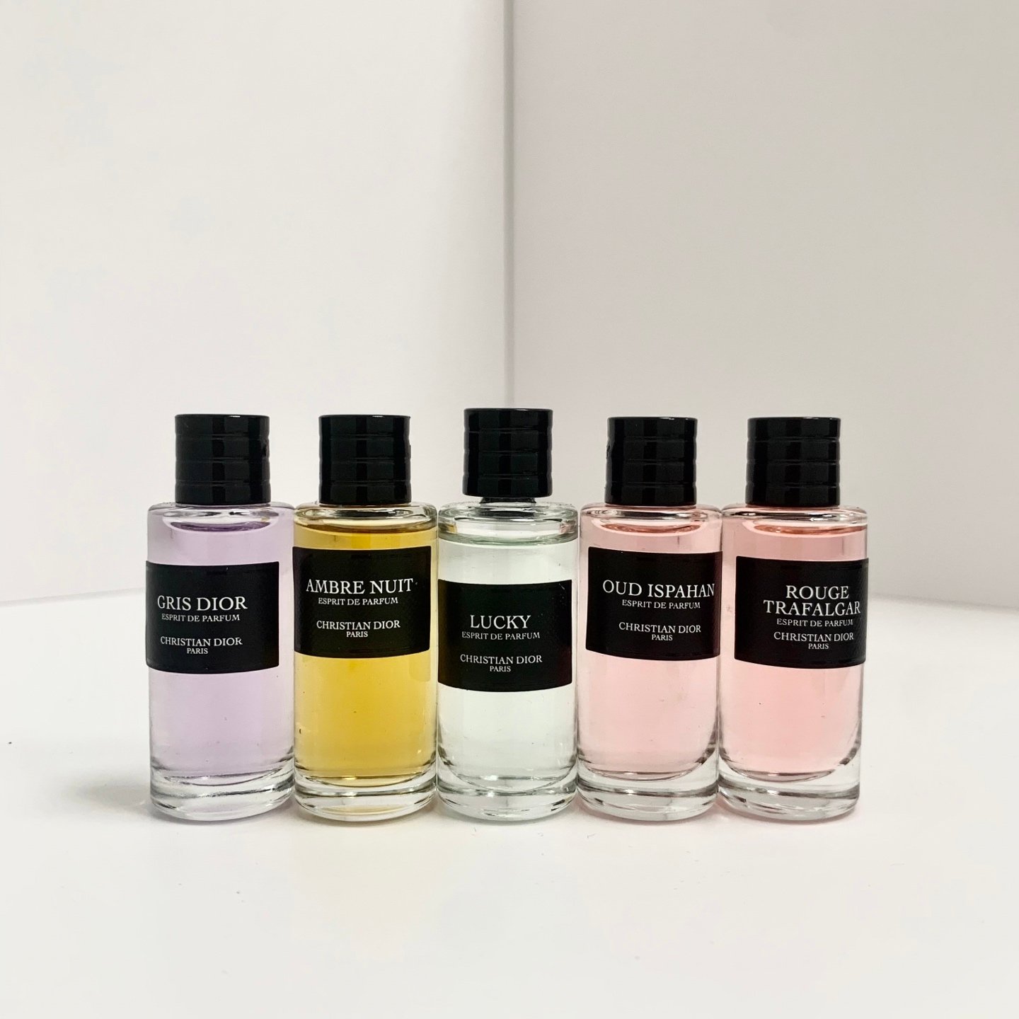 Dior Heritage Perfume Sample Set (5 pieces, 5 x 7.5ml)