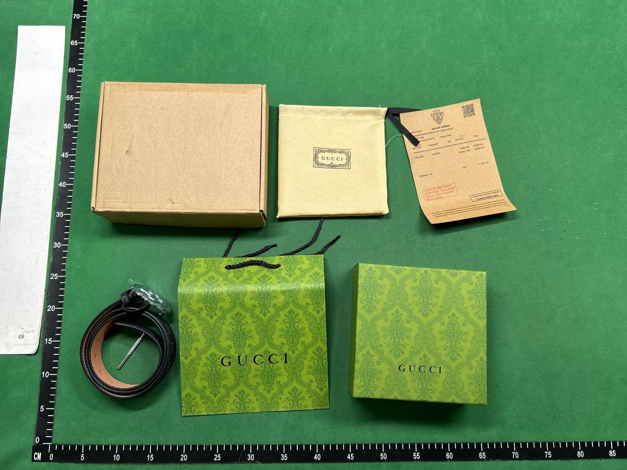 Belts (Including brands like Amiri, Gucci, Louis Vuitton, Fendi and Burberry) 